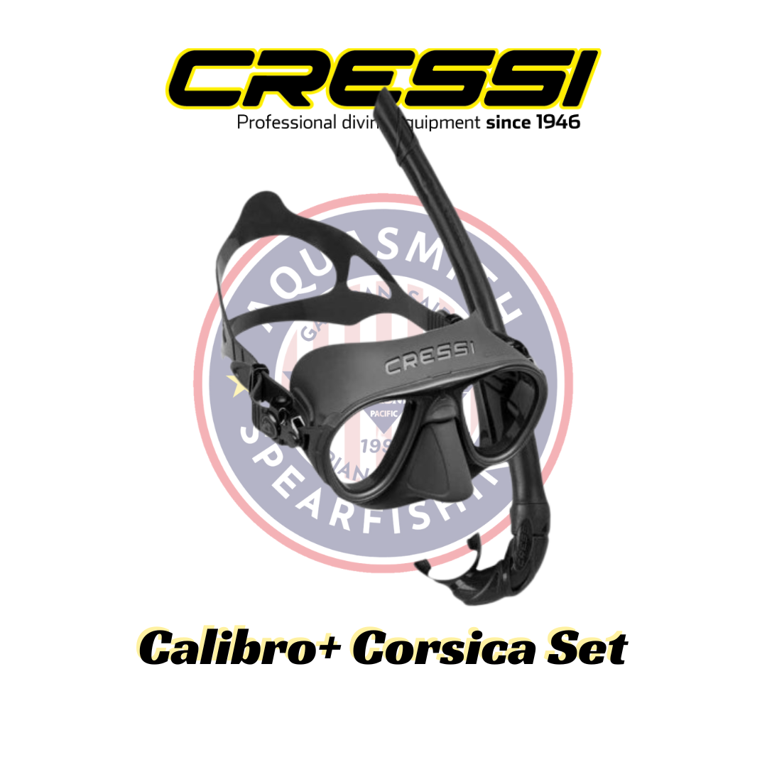 Cressi Calibro & Corsica Snorkel Combo
