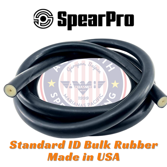 SpearPro 14mm(9/16") Bulk Rubber Black/Amber  (Price Per Inch)