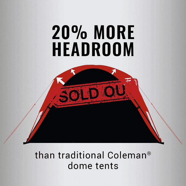 Coleman Skydome Dark Room Tent 6-Person Tents