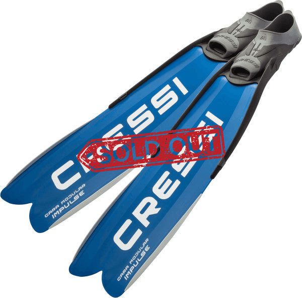 Cressi Gara Modular Impulse Fins Blue 7-8 (40/41)
