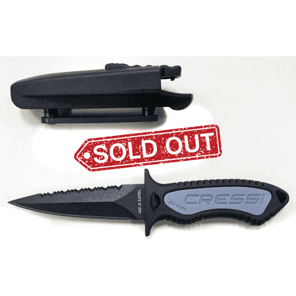 Cressi Grip Spear Black Knife Knives