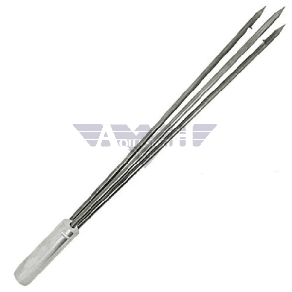 Cressi Ss Barbless 3-Prongs Paralyzer Tip For Hand Spear Pole /hand Sling