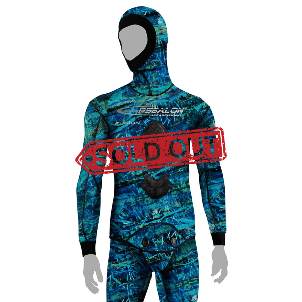 Epsealon Blue Fusion Wetsuit 1.5 Mm Top: M / Rashguard