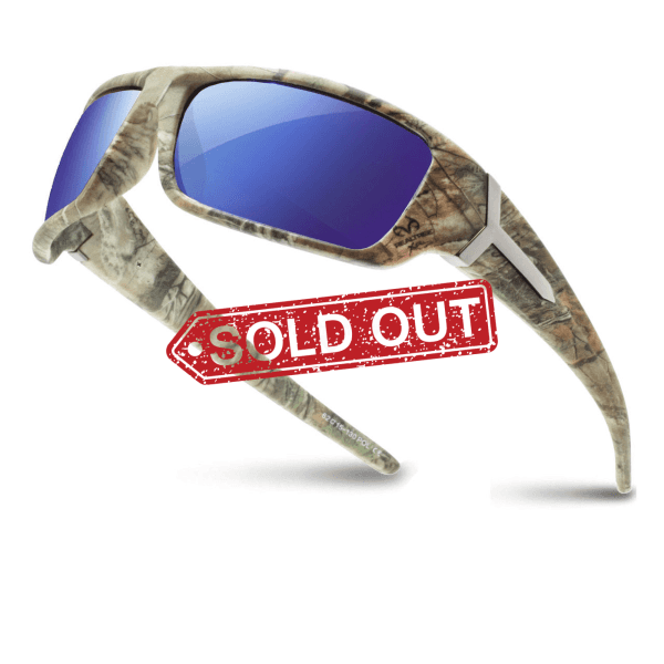 Racer X With Real Tree Camo Polarized Sunglasses Blue Mirror