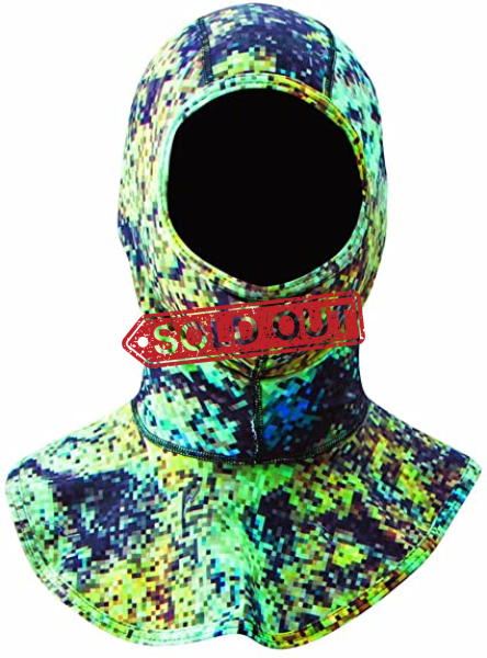 Riffe Lycra Hood Digi-Tek(Green) Wetsuit / Rashguard