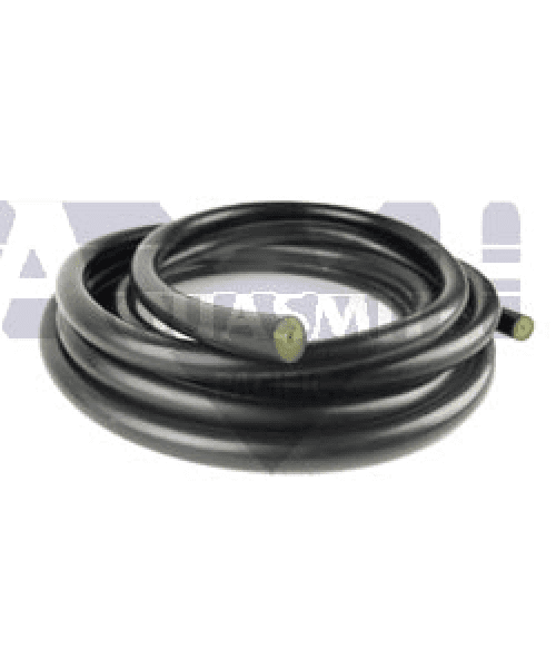 Small Id 14Mm Black Over Amber Bulk Rubber (Price Per Inch) Bands