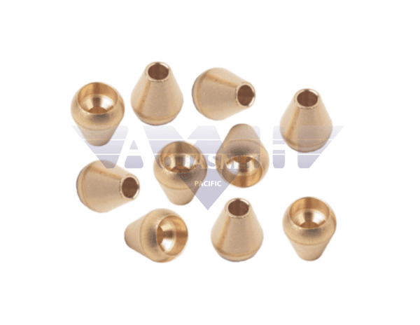 Salvimar Ergonomic Brass Spheres For Bridles: Wishbone Rubber Bands