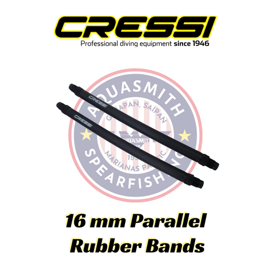 Cressi 16mm Parallel Rubber Bands for Comanche / Geronimo