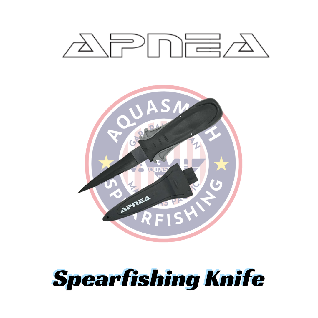 APNEA Spearfishing Knife Teflon Coated Blade - 9cm