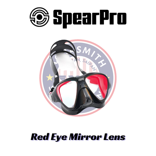 SpearPro Red Eye Mask – Spearfishing & Diving Mask