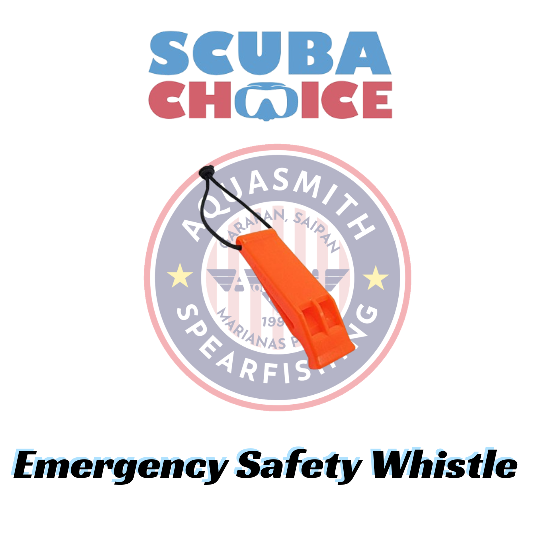 Scuba Choice Scuba Diving Safety Whistle, Orange