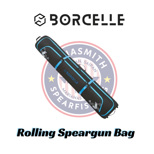 BorCeLLe Rolling Speargun Bag - Fully Padded  Bag with Wheels for Air Travel