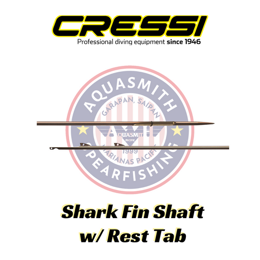 Cressi Kraken 6.5mm inox finned shaft w/ bottom flopper