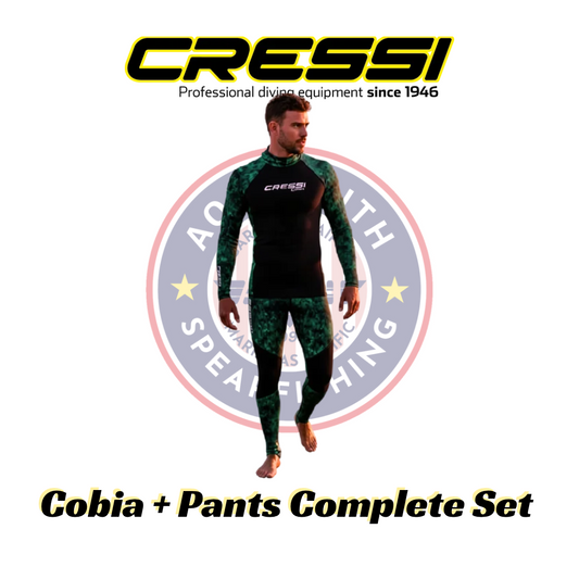 Cressi Cobia Green Camo Hooded Rash Guard - Neopreen opgestopte bors 