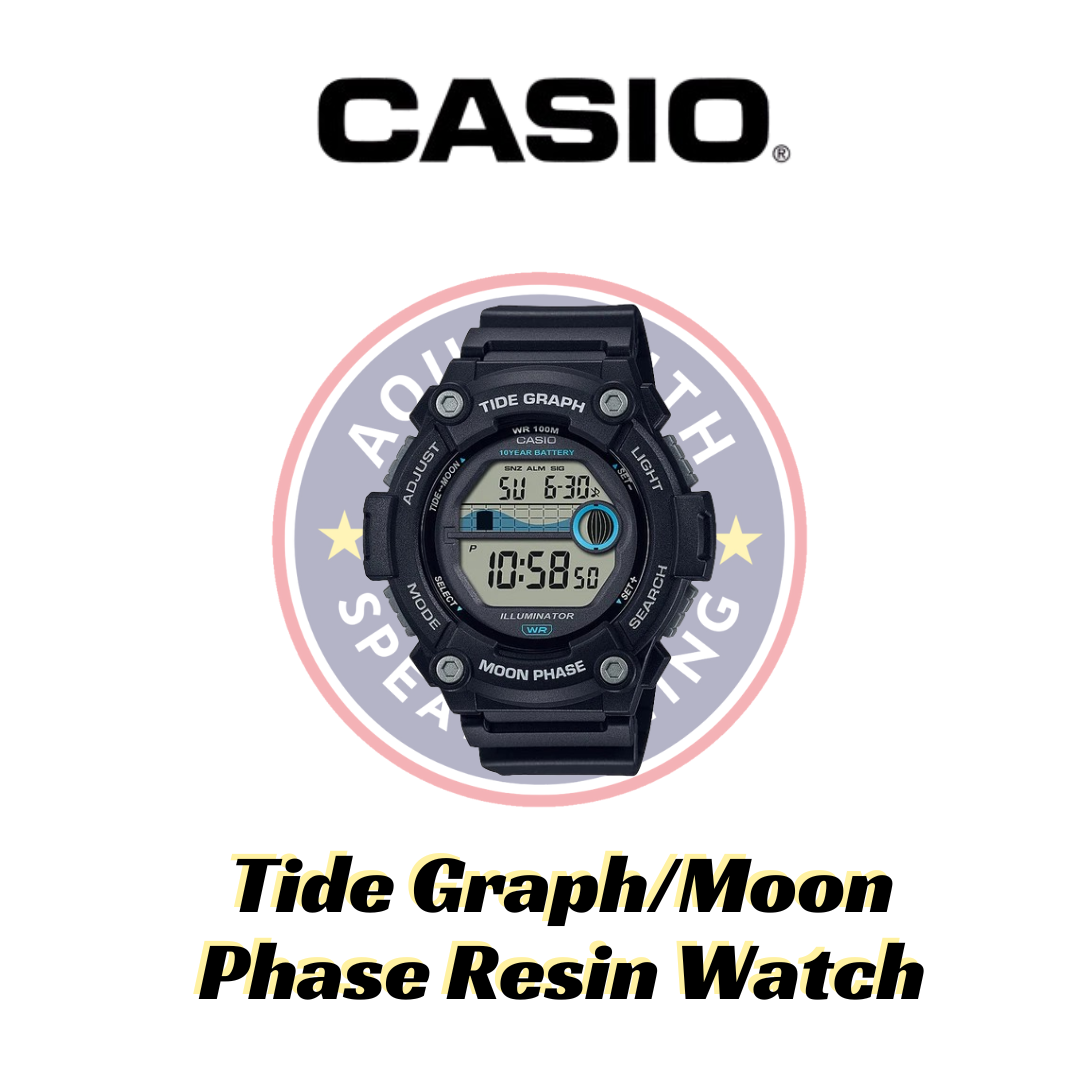 CASIO Tide Graph/Moon Phase Resin Watch