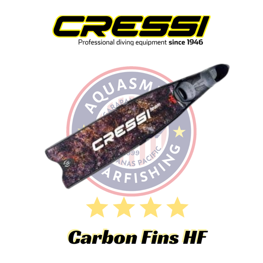 Cressi Carbon Fin Blades HF  Medium-Hard Stiffness No.4