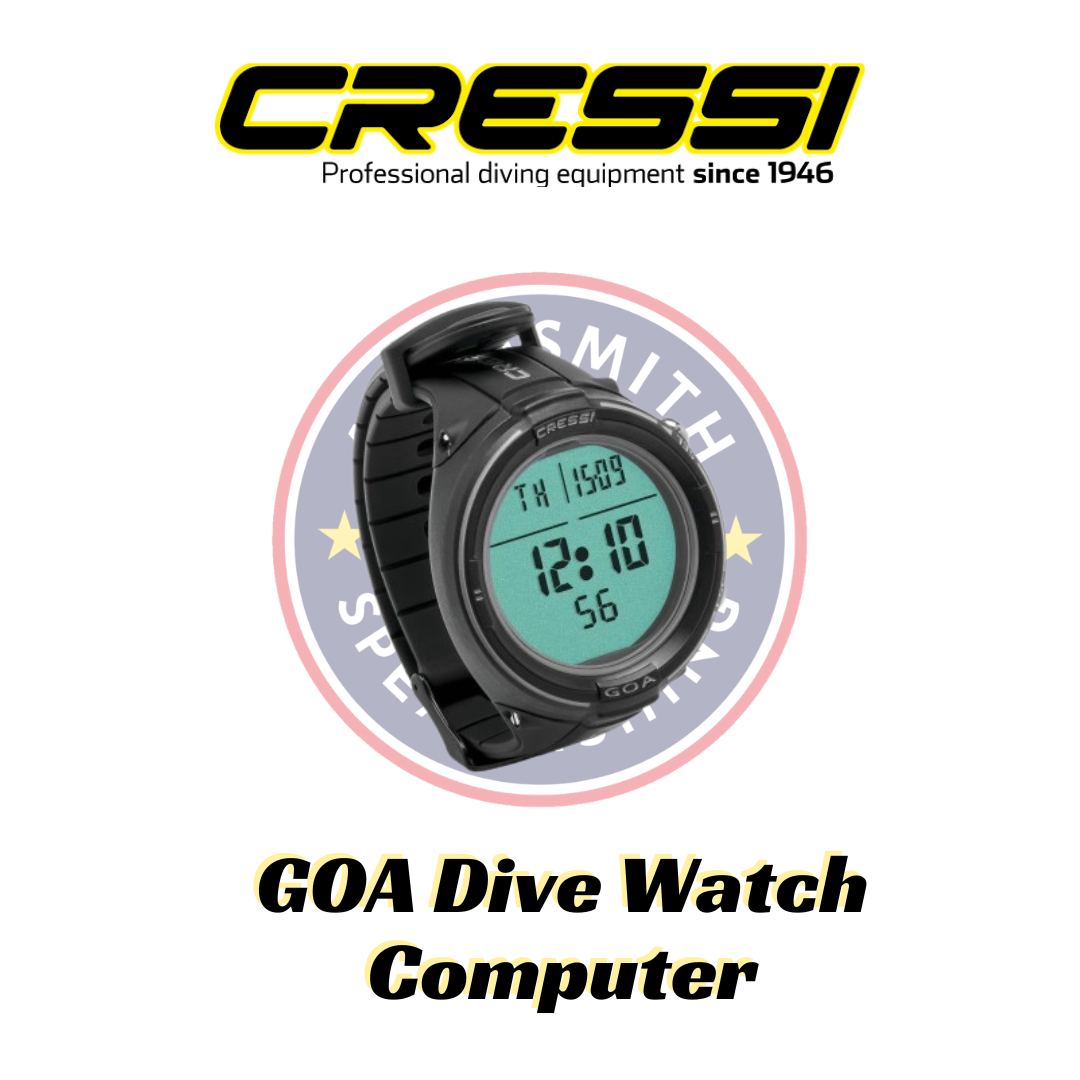 Cressi Goa-duikkykrekenaar 4-programme - Air/Nitrox, Freediving Gage Nuut 2019 | Gemaak in Italië 