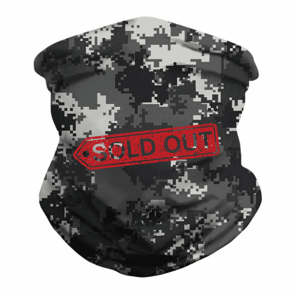 Cooling Face Mask / Neck Gaiter Black Camo Apparel