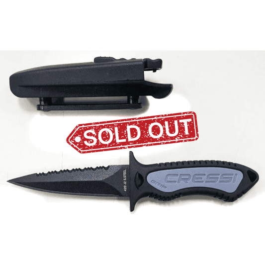 Cressi Grip Spear Black Knife Knives