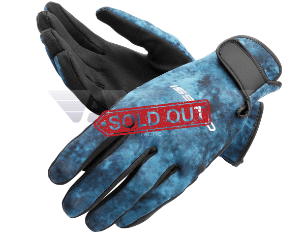 Cressi Hunter Gloves Camo Blue-S