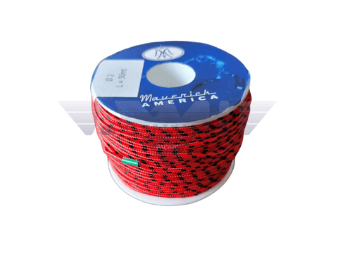 Maverick Reel Line Dyneema 2.0Mm X 50M (Red Black) Reels/Lines