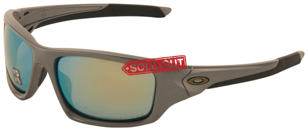 Oakley Valve Sunglasses - Dark Grey / Emerald Iridium Polarized