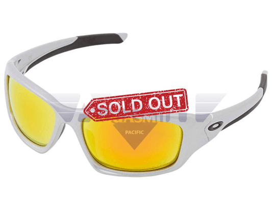 Oakley Valve Sunglasses - Silver / Fire Iridium Polarized