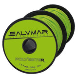 Salvimar Polyester Reel Line Spool Acid Green Ø 1.7mm/90kg - 50 m