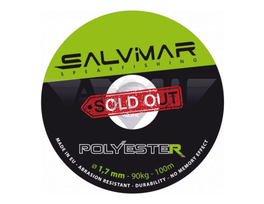 Salvimar Polyester Core Reel Line Dyneema 1.7Mm 200 Lb X 60 Ft Reels/lines