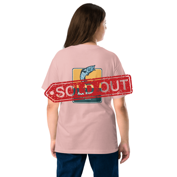 Wahoo On Back Lightweight Cotton T-Shirt Dusty Pink / S