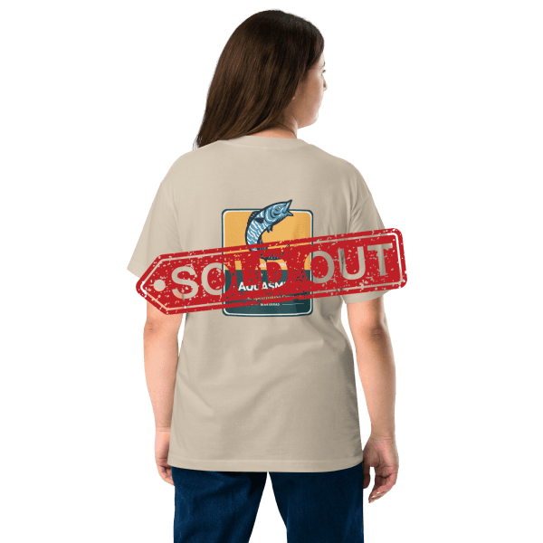 Wahoo On Back Lightweight Cotton T-Shirt Tan / S