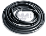 Riffe 14 Mm(9/16)Black/amber Gorilla Bulk Rubber(Price Per Inch) Rubber Bands