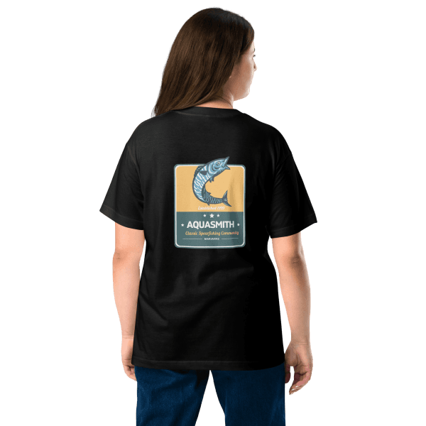 Wahoo On Back Lightweight Cotton T-Shirt Black / S